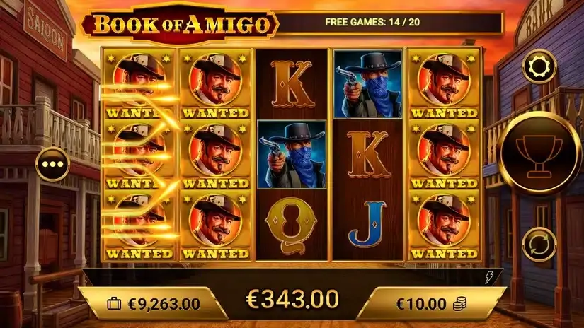 Book of Amigo slot screenshot 7