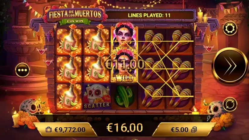 Fiesta De Los Muertos slot screenshot 5