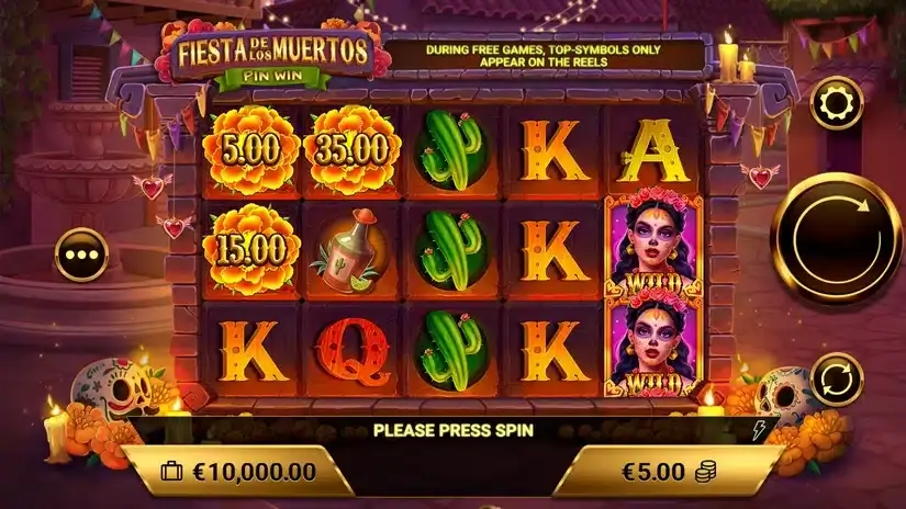 Fiesta De Los Muertos slot screenshot 