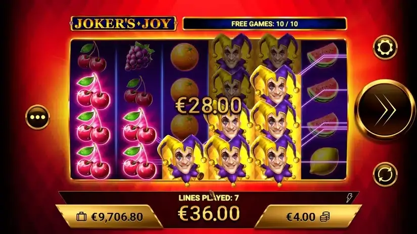 Joker’s Joy slot screenshot 