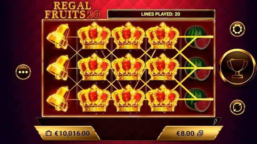 Regal Fruits 20 slot screenshot 4