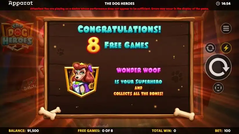The Dog Heroes slot screenshot 4