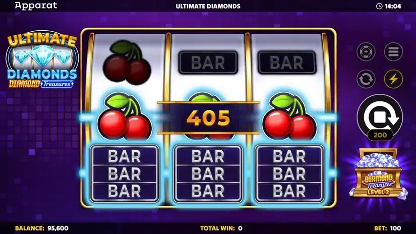 Ultimate Diamonds – Diamond Treasures slot screenshot 4