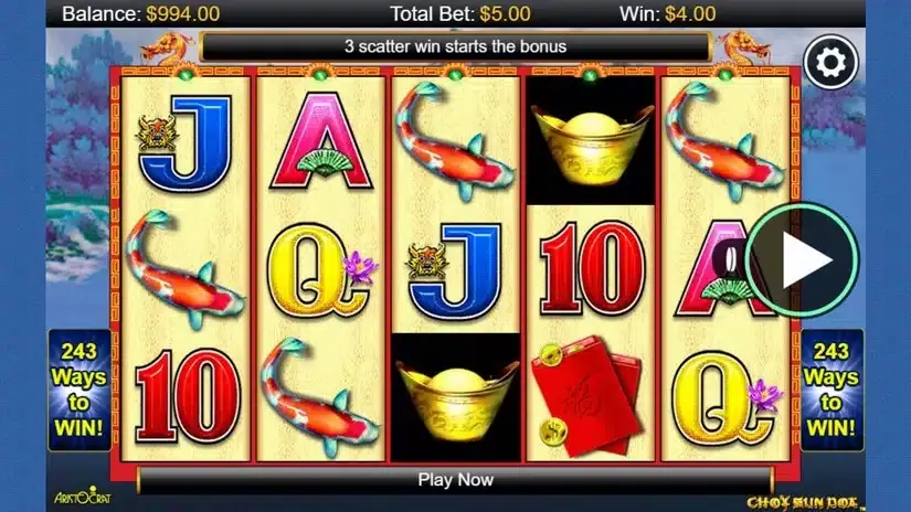 Choy Sun Doa slot screenshot 2