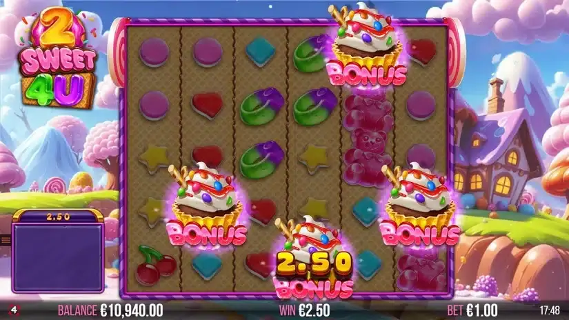 2 Sweet 4 U slot screenshot 2