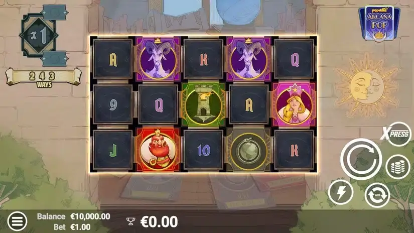 ArcanaPop slot screenshot 