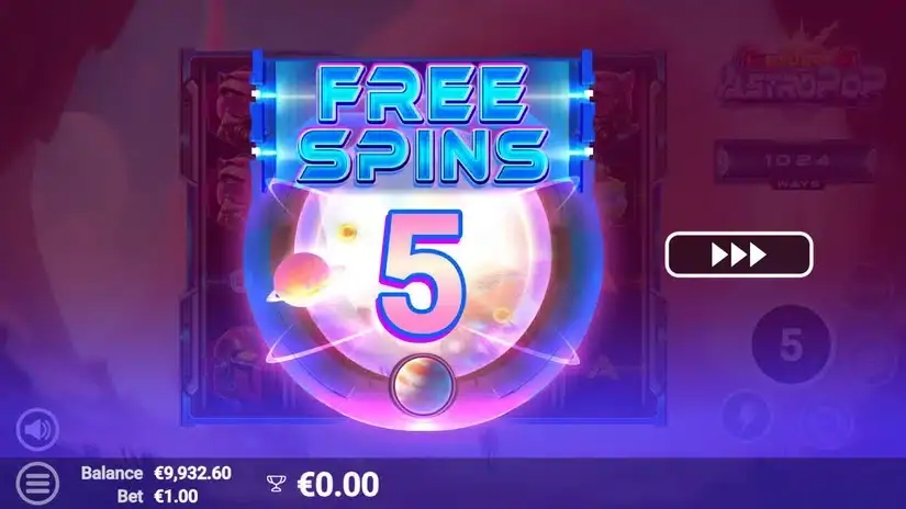 AstroPop slot screenshot 2