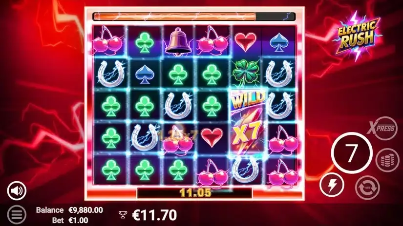 Electric Rush slot screenshot 