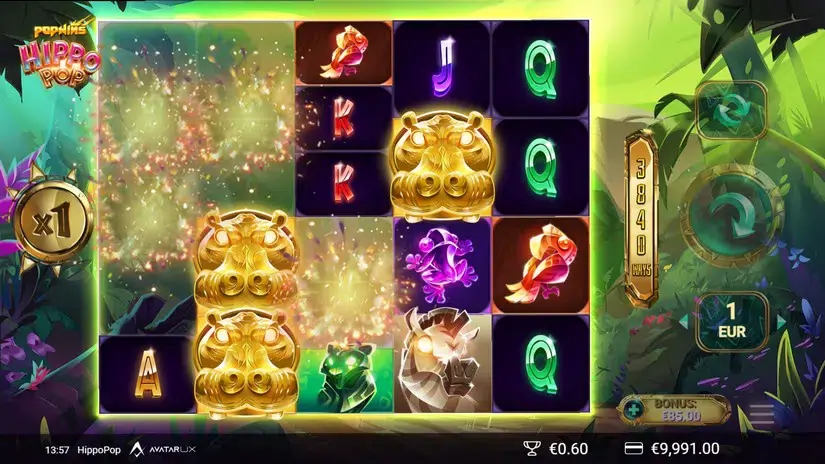 HippoPop slot screenshot 3