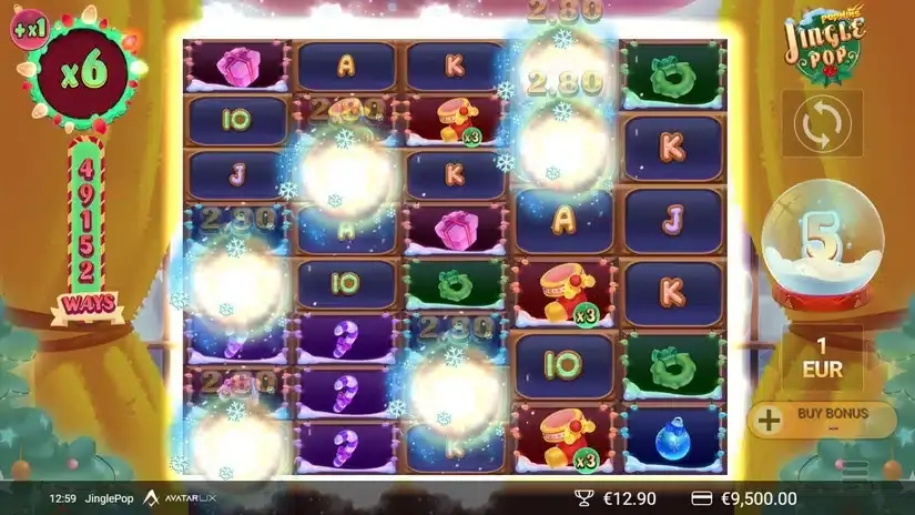 JinglePop slot screenshot 