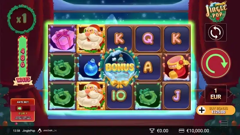JinglePop slot screenshot 