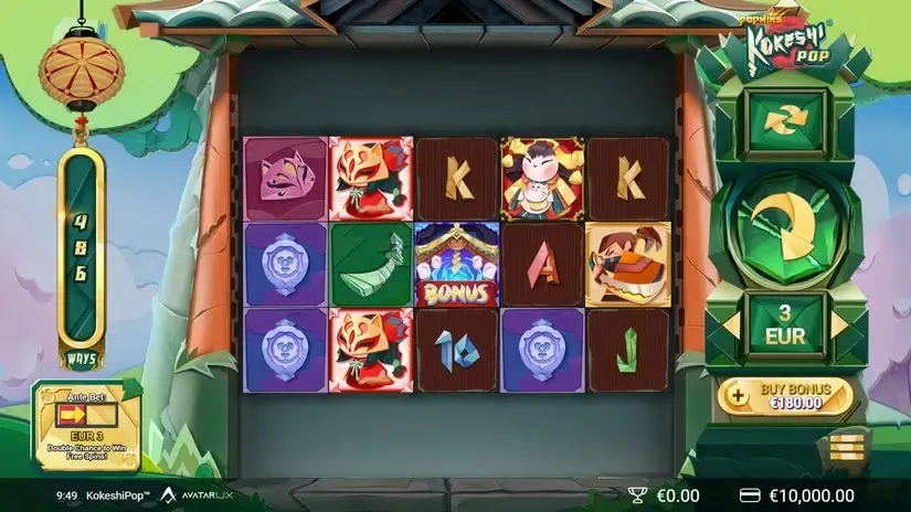 KokeshiPop slot screenshot 1