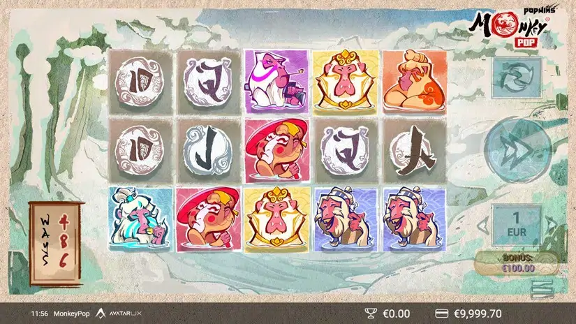 MonkeyPop slot screenshot 