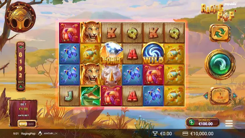 RagingPop slot screenshot 