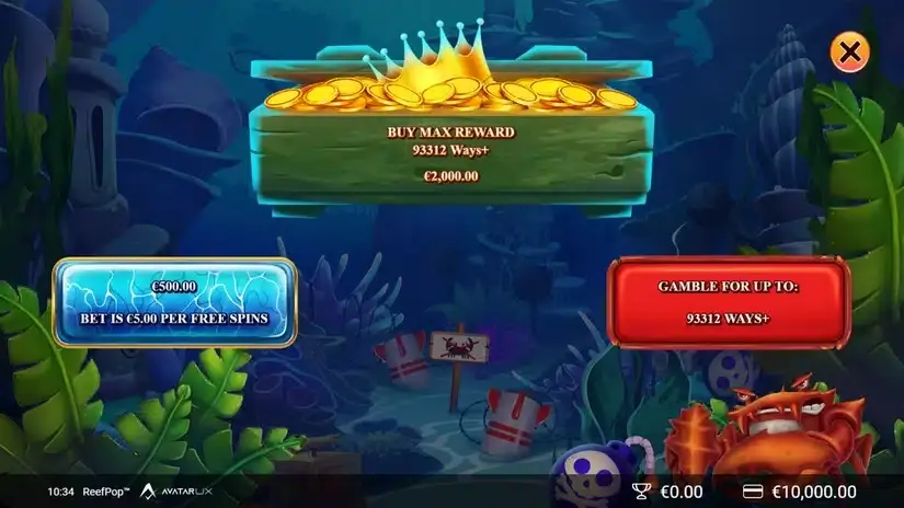 ReefPop slot screenshot 2