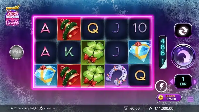 XmasPop Delight slot screenshot 