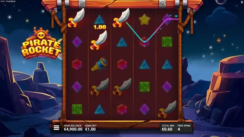 Pirate Rocket slot screenshot 4