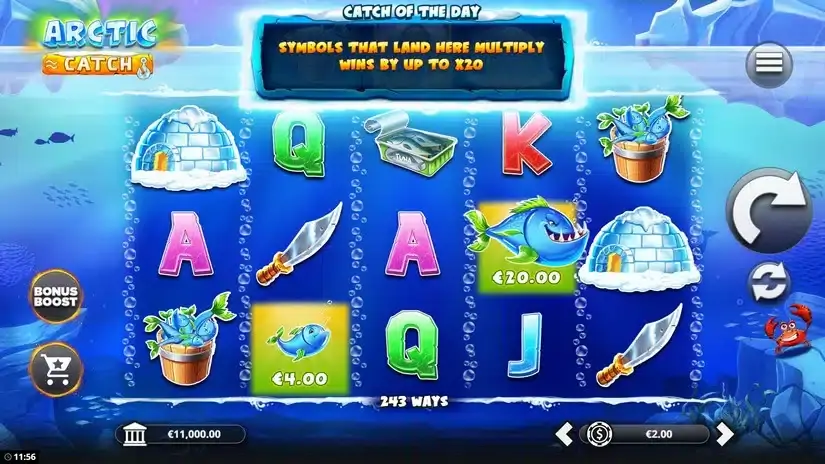 Arctic Catch slot screenshot 