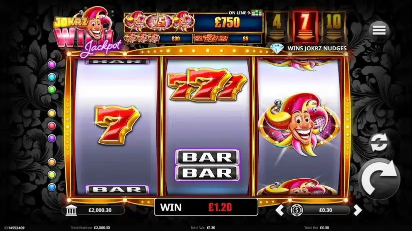 Jokrz Wild Jackpot slot screenshot 2