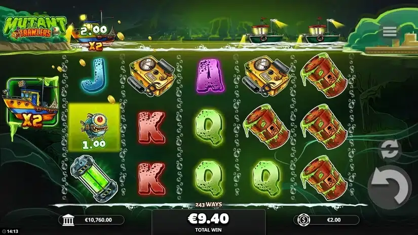 Mutant Trawlers slot screenshot 