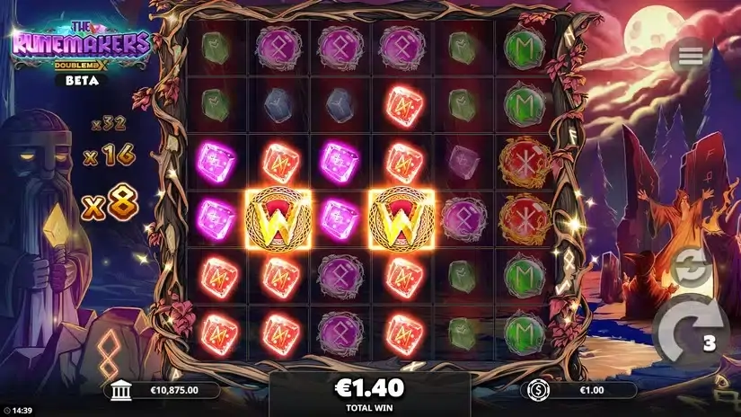 The Runemakers DoubleMax slot screenshot 