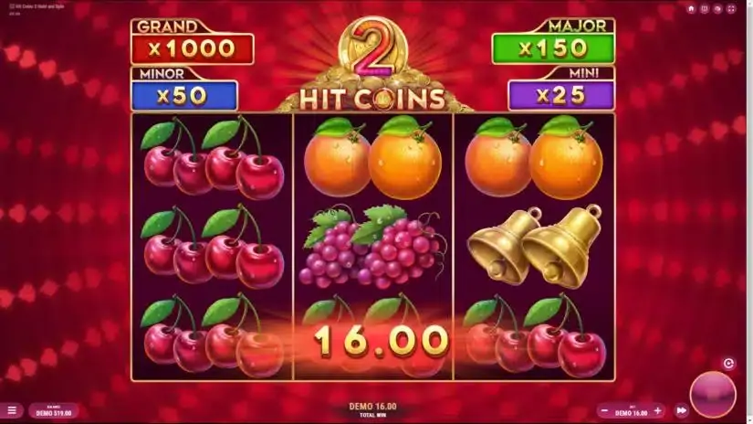 Hit Coins 2 Hold and Spin slot screenshot 3