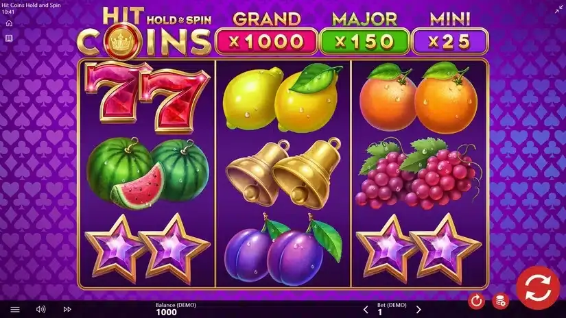 Hit Coins Hold and Spin slot screenshot 1