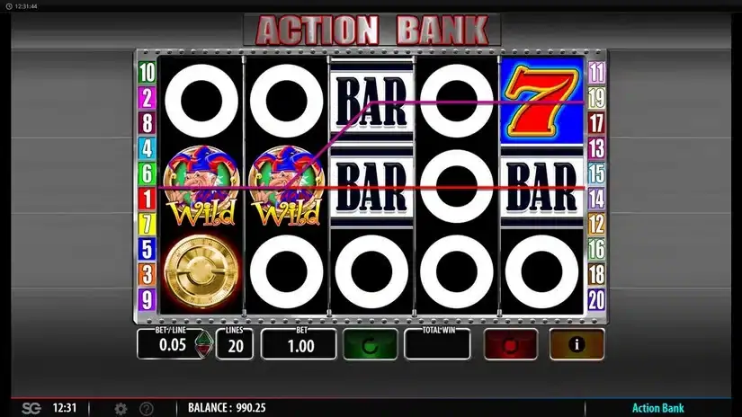 Action Bank slot screenshot 