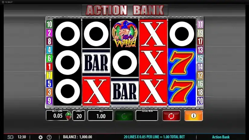 Action Bank slot screenshot 