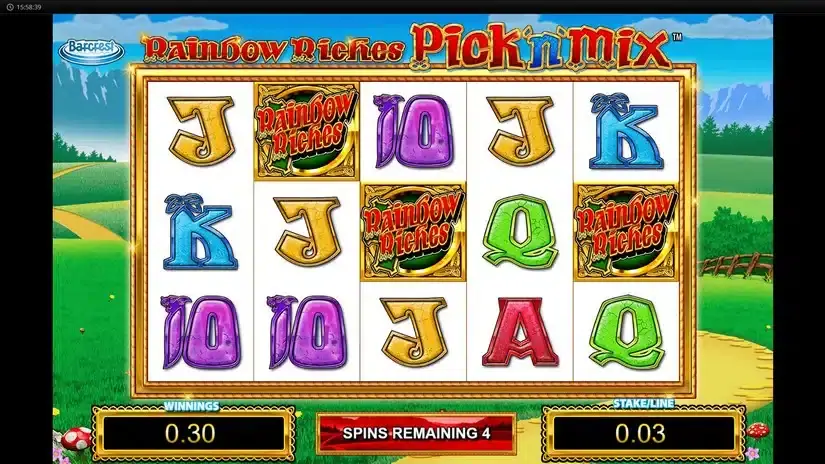 Rainbow Riches Pick and Mix slot screenshot 3