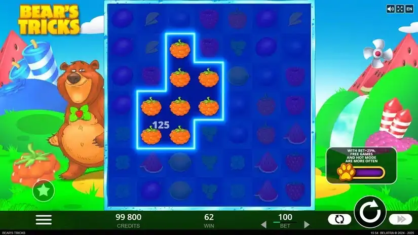 Bear’s Tricks slot screenshot 2
