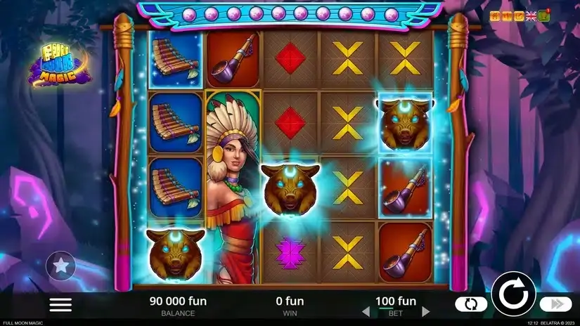 Full Moon Magic slot screenshot 2