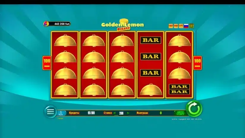 Golden Lemon Deluxe slot screenshot 4