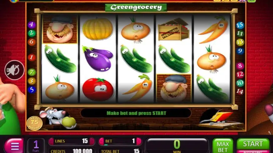 Green Grocery slot screenshot 1