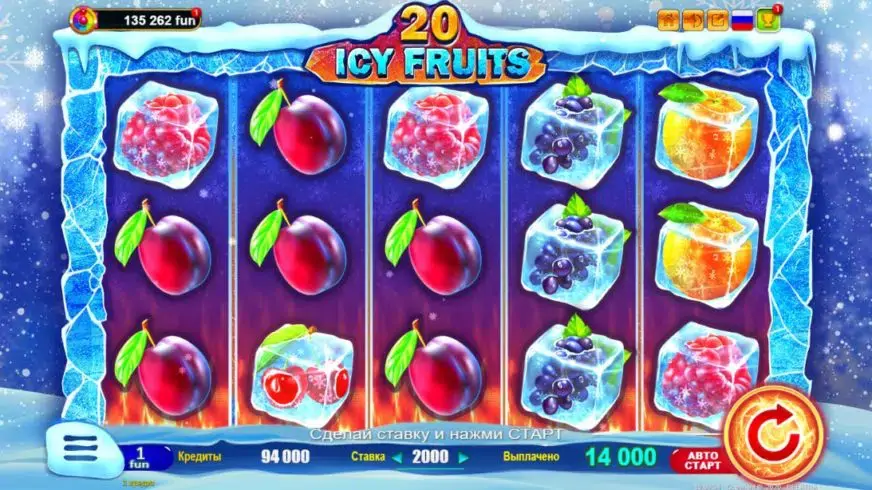 Icy Fruits slot screenshot 2