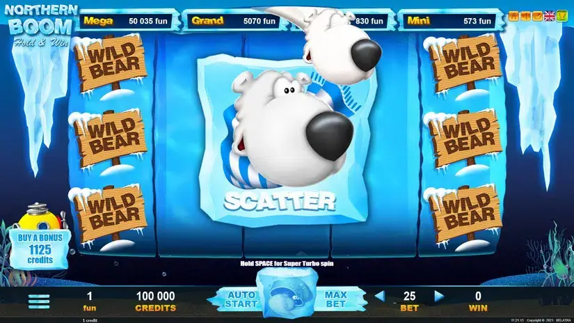 Northern Boom slot screenshot 