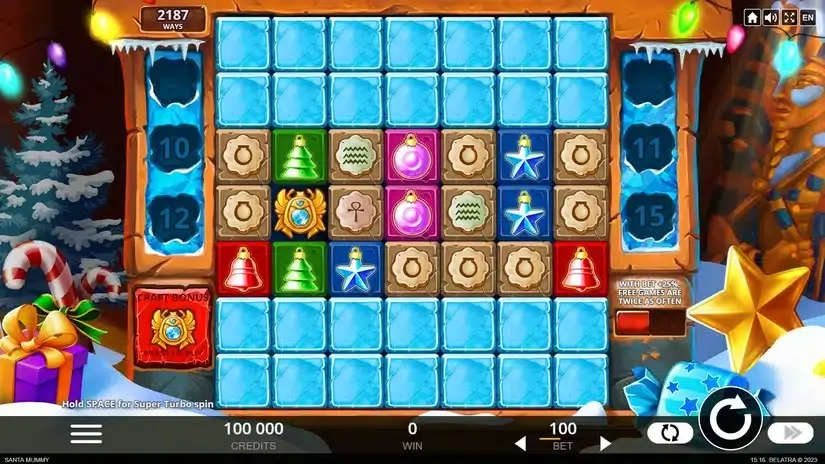 Santa Mummy slot screenshot 