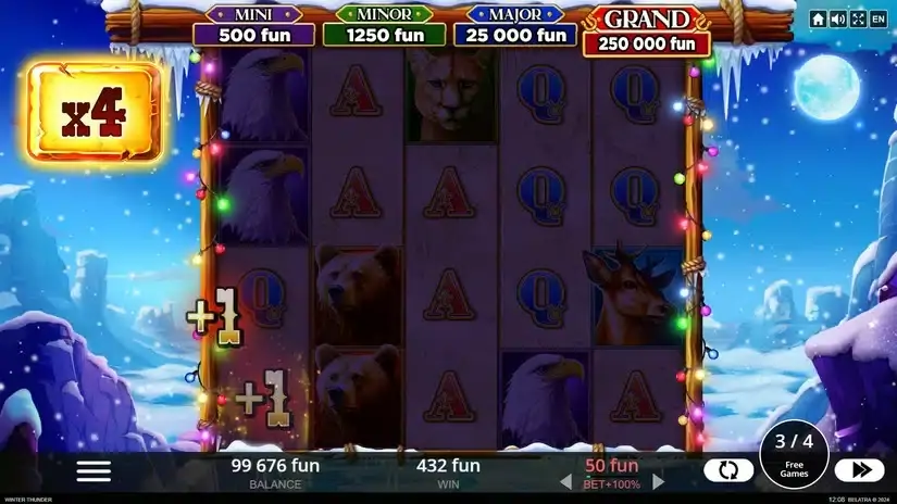 Winter Thunder slot screenshot 