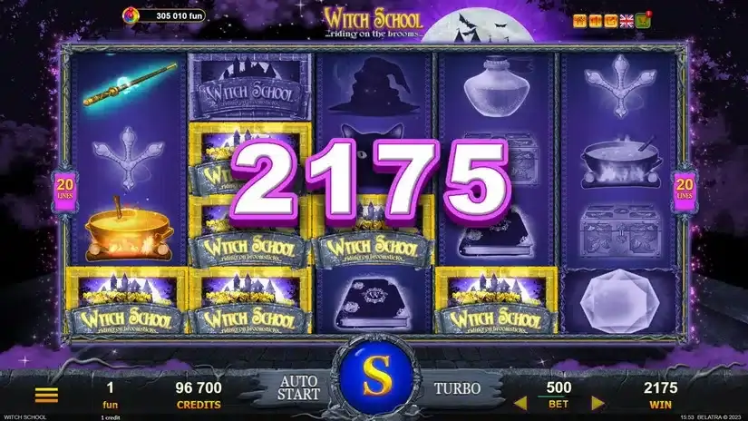 Witch School slot screenshot 3