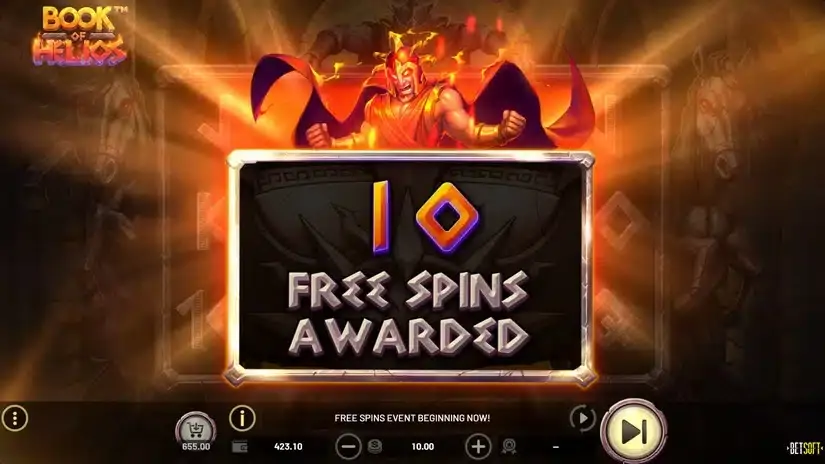 Book of Helios slot screenshot 3