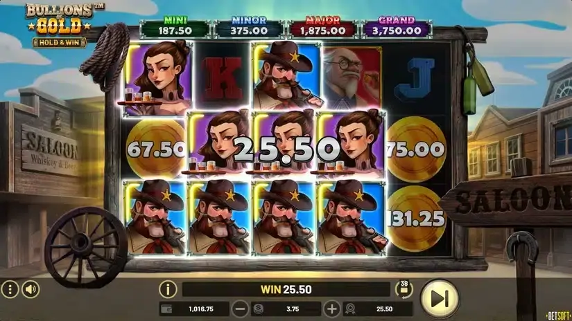 Bullions of Gold slot screenshot 2