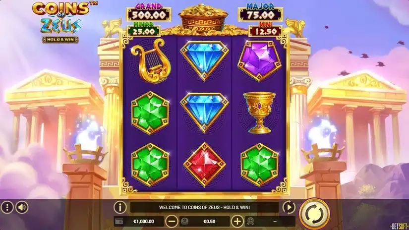 Coins of Zeus – Hold & Win slot screenshot 1