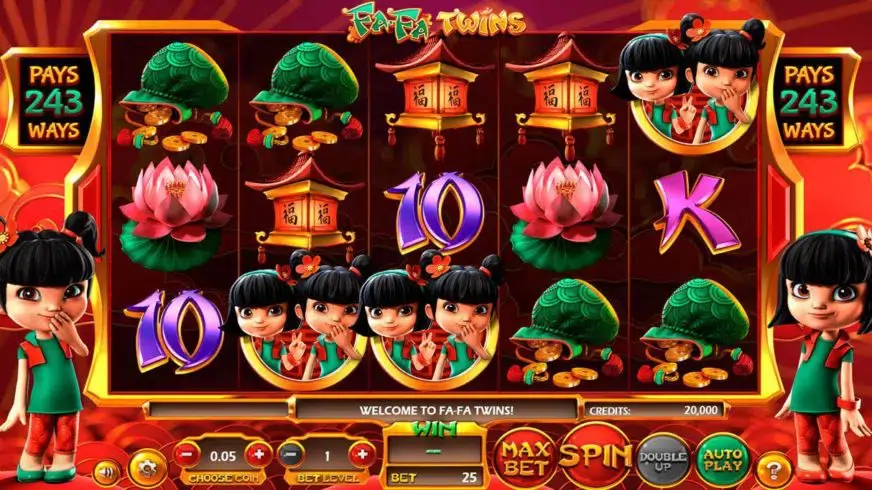 Fa Fa Twins slot screenshot 1