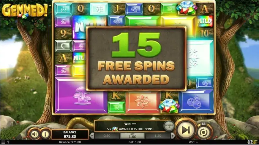 Gemmed! slot screenshot 3