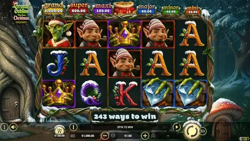 Greedy Goblins That Stole Christmas – Hold & Win slot screenshot 1