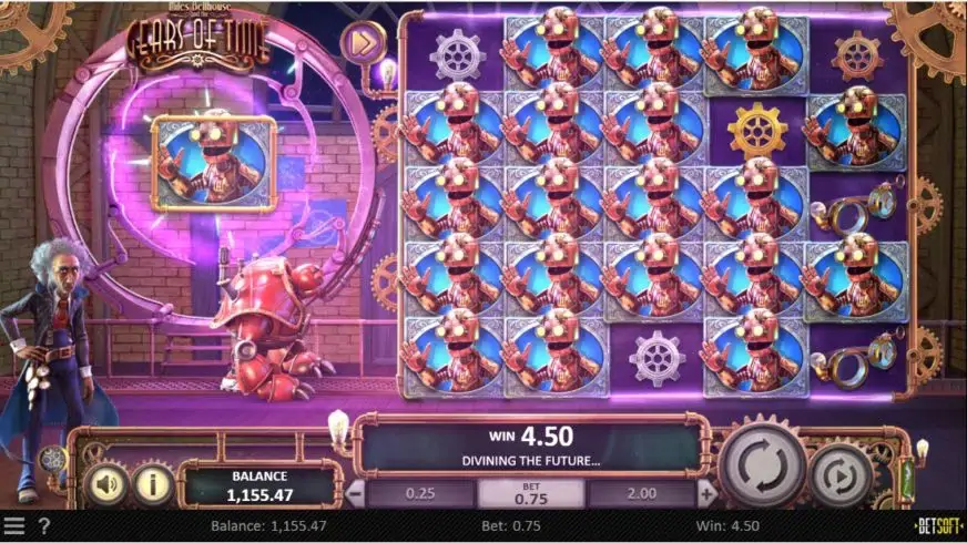 Miles Bellhouse and the Gears of Time slot screenshot 