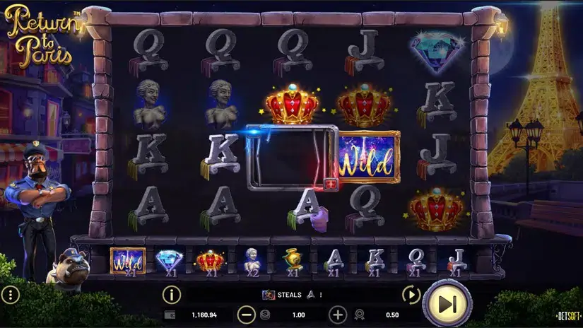 Return to Paris slot screenshot 2