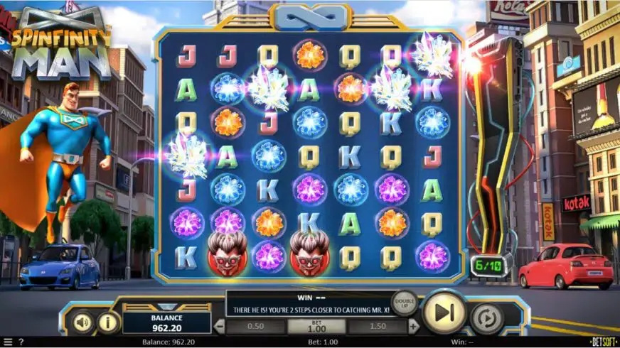 Spinfinity Man slot screenshot 3