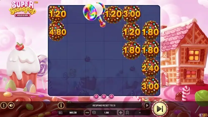Super Sugar Pop – Hold & Win slot screenshot 3