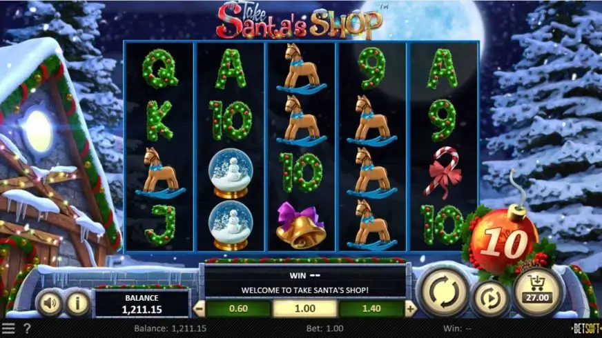 Take Santas Shop slot screenshot 